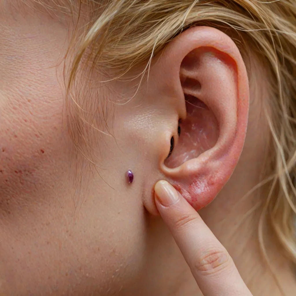 Sine ucho po uderzeniu - jak je zakryć?