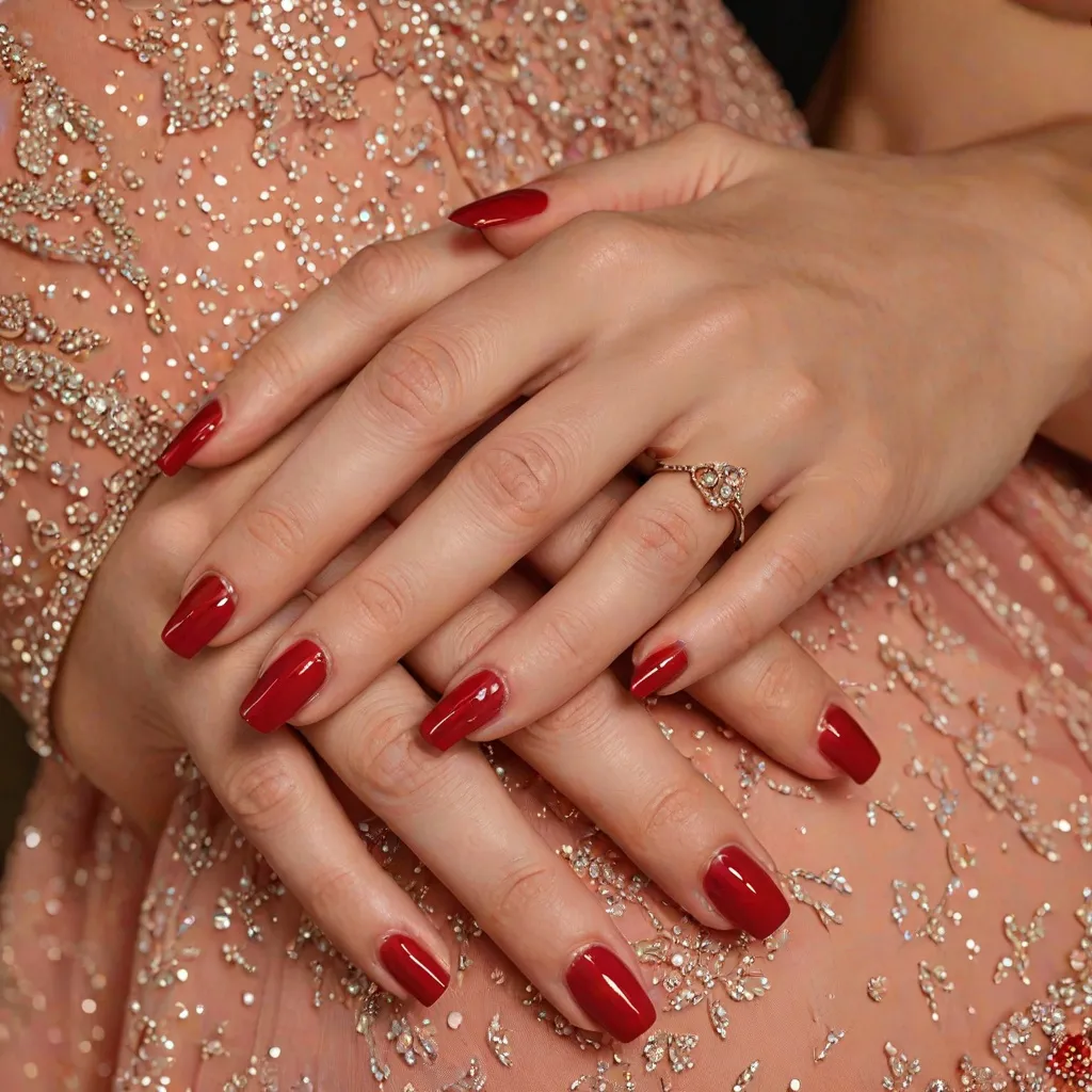 Jakie paznokcie wybrać do czerwonej sukienki?